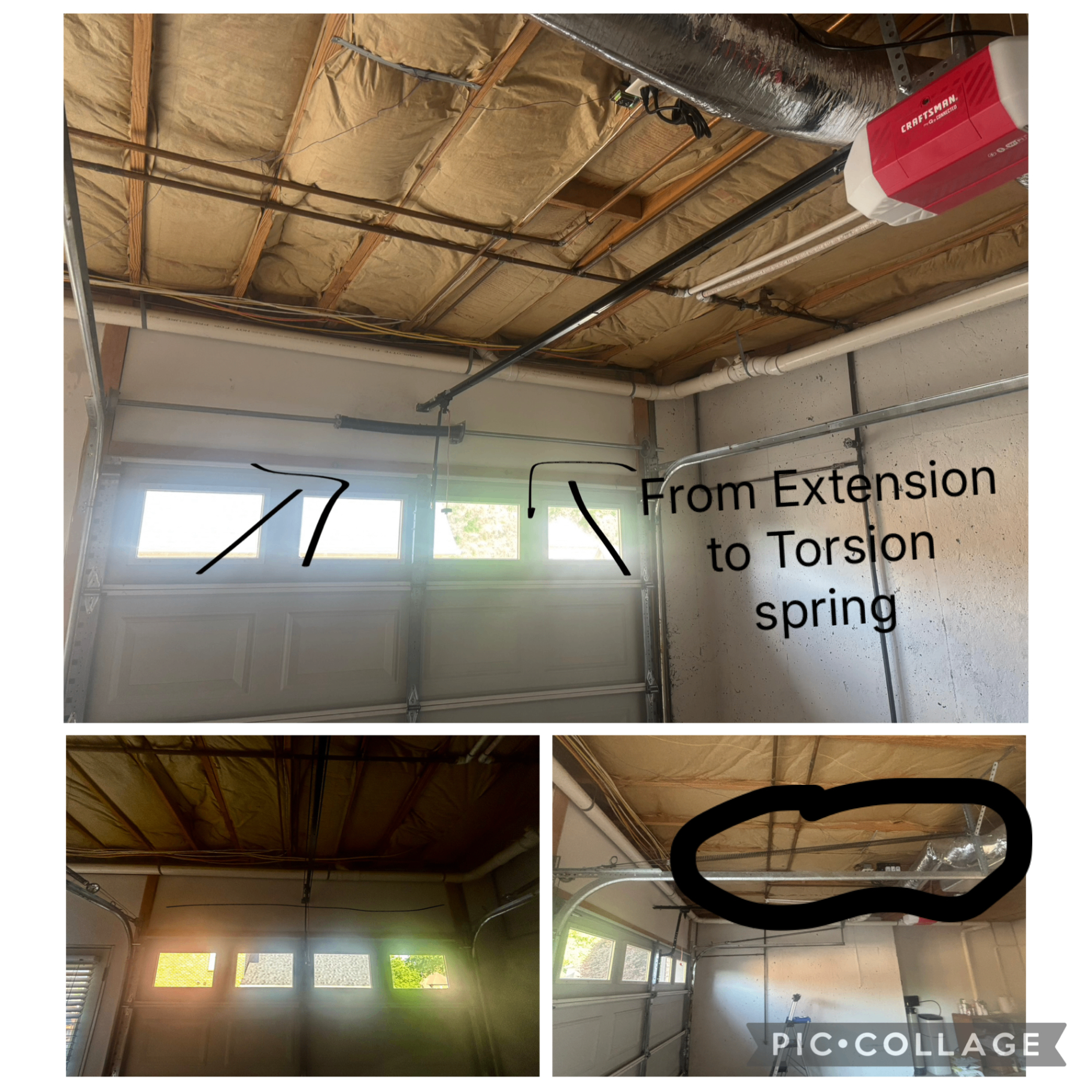Extension to torsion spring conversion